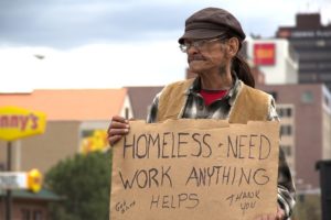 panhandlers, homeless, charity, caring, empathy, living as equals, homeless signs, jobless signs